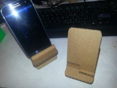 Laser Cut Cardboard Phone Stand Challenge