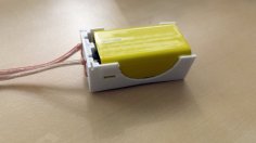 9v Battery Case 3D Printer Model