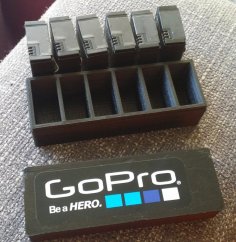 GoPro Battery Holder (6pc) 3D Printer Model