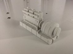 O-Scale Locomotive Engine 3D Printer Model