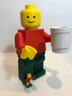 Large Scale LEGO Minifigure 3D Printer Model