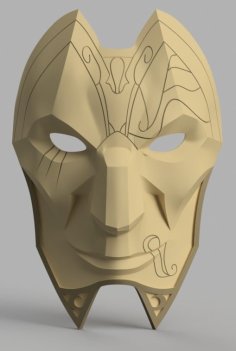 Jhin Mask (League Of Legends) 3D Printer Model