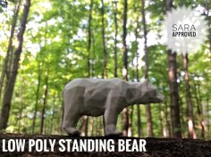 Molly The Low Poly Bear 3D Printer Model