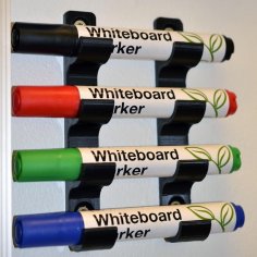 Whiteboard Marker Holder 3D Printer Model