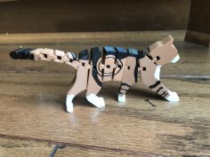 Flexi Cat (multi-color) 3D Printer Model