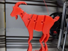 Flexi-Goat (Articulated) 3D Printer Model