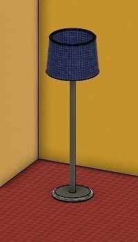 Doll House Stuff – Lamp 3D Printer Model