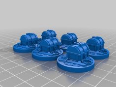 1″ Treasure Token For D&D Or Other RPG 3D Printer Model