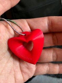 Mobius Heart Necklace 3D Printer Model