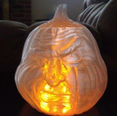 Grumpy Jack O’Lantern 3D Printer Model