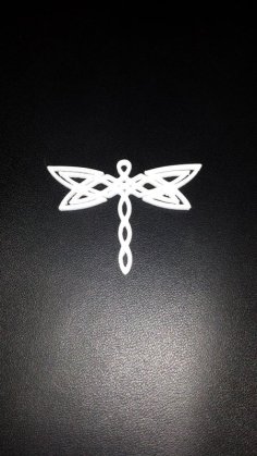 Pendant – Celtic Dragonfly 3D Printer Model