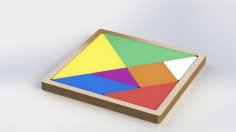 Tangram — Old Game With A Rethink Of 3d Print 3D Printer Model