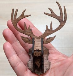 Laser Cut Tiny Reindeer SVG File