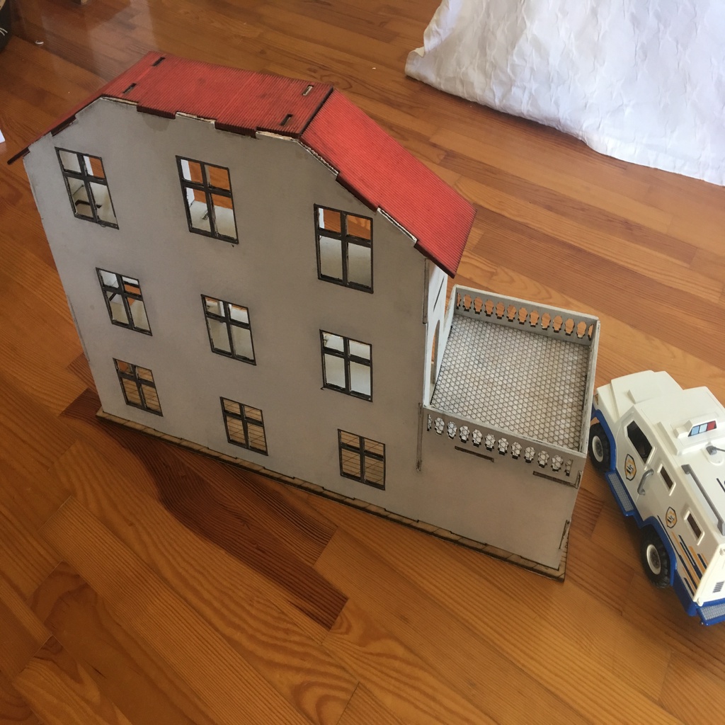 Laser Cut Playmobil House DXF File