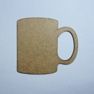 Laser Cut Wood Coffee Mug Cutout Shape Free Vector