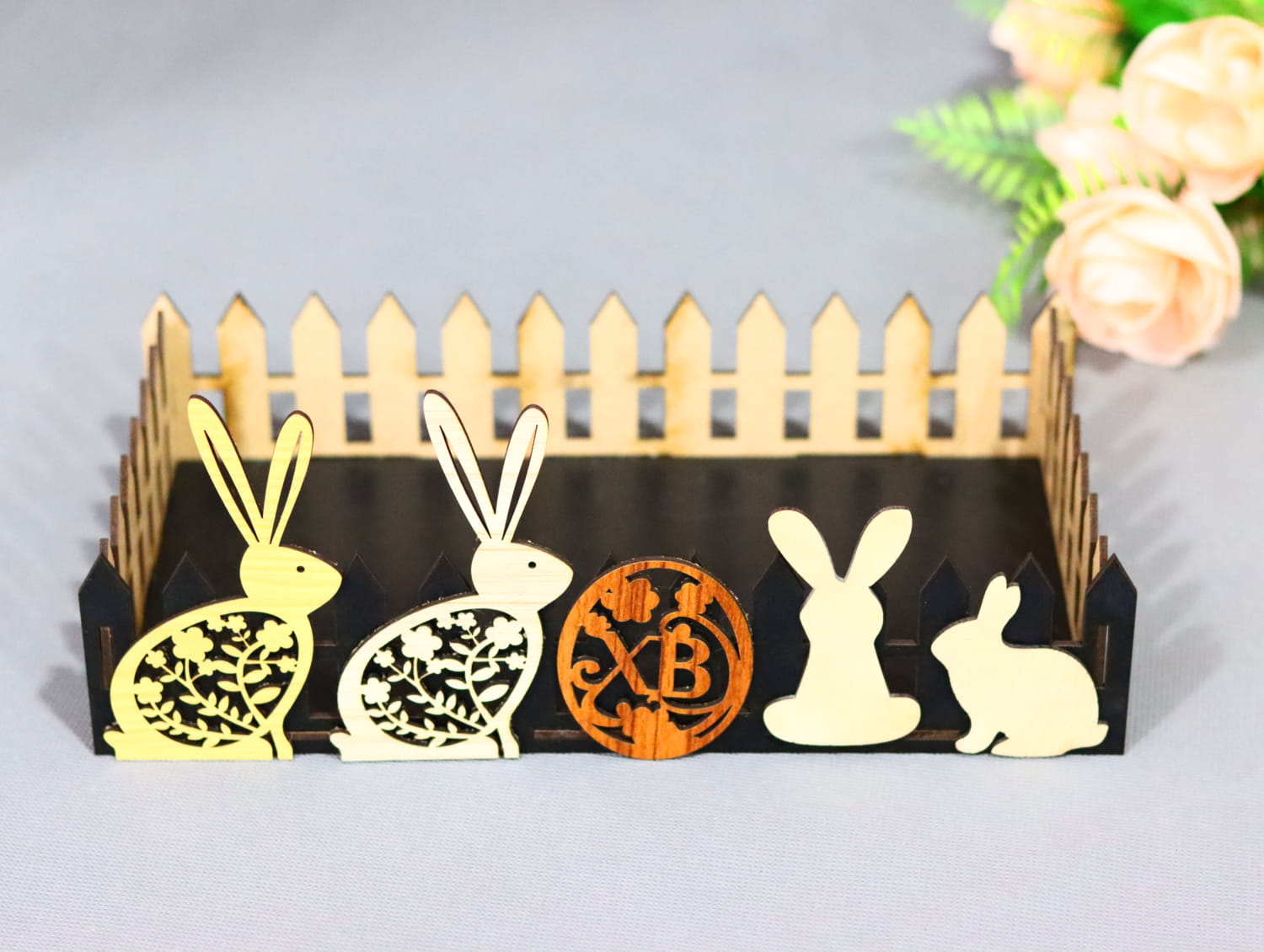 Laser Cut Easter Gift Basket 3mm Free Vector