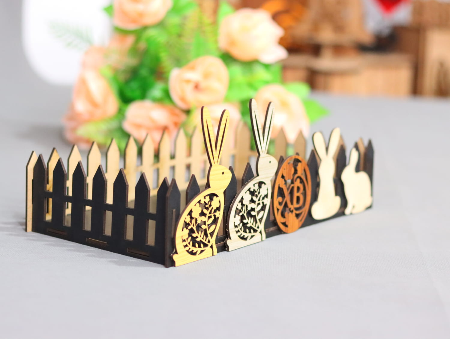 Laser Cut Easter Gift Basket 3mm Free Vector