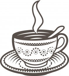 vector de la taza de café