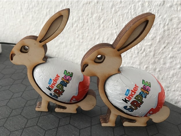 Download Easter Bunny DXF File Free Download - 3axis.co