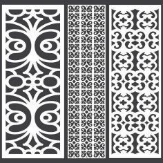 Geometric Patterns For Laser And CNC Cutting Free Vector