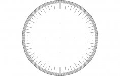 360 wheel dxf File