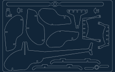 Helicopter dxf file