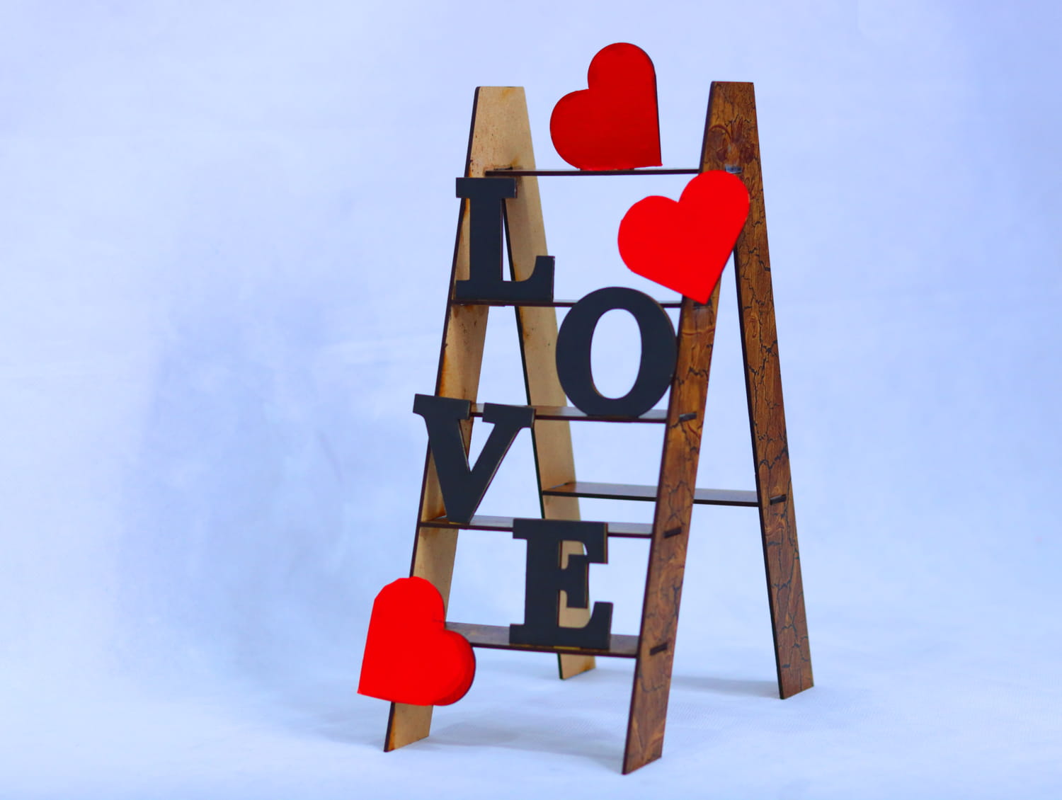 Laser Cut Love Stand 3mm Free Vector