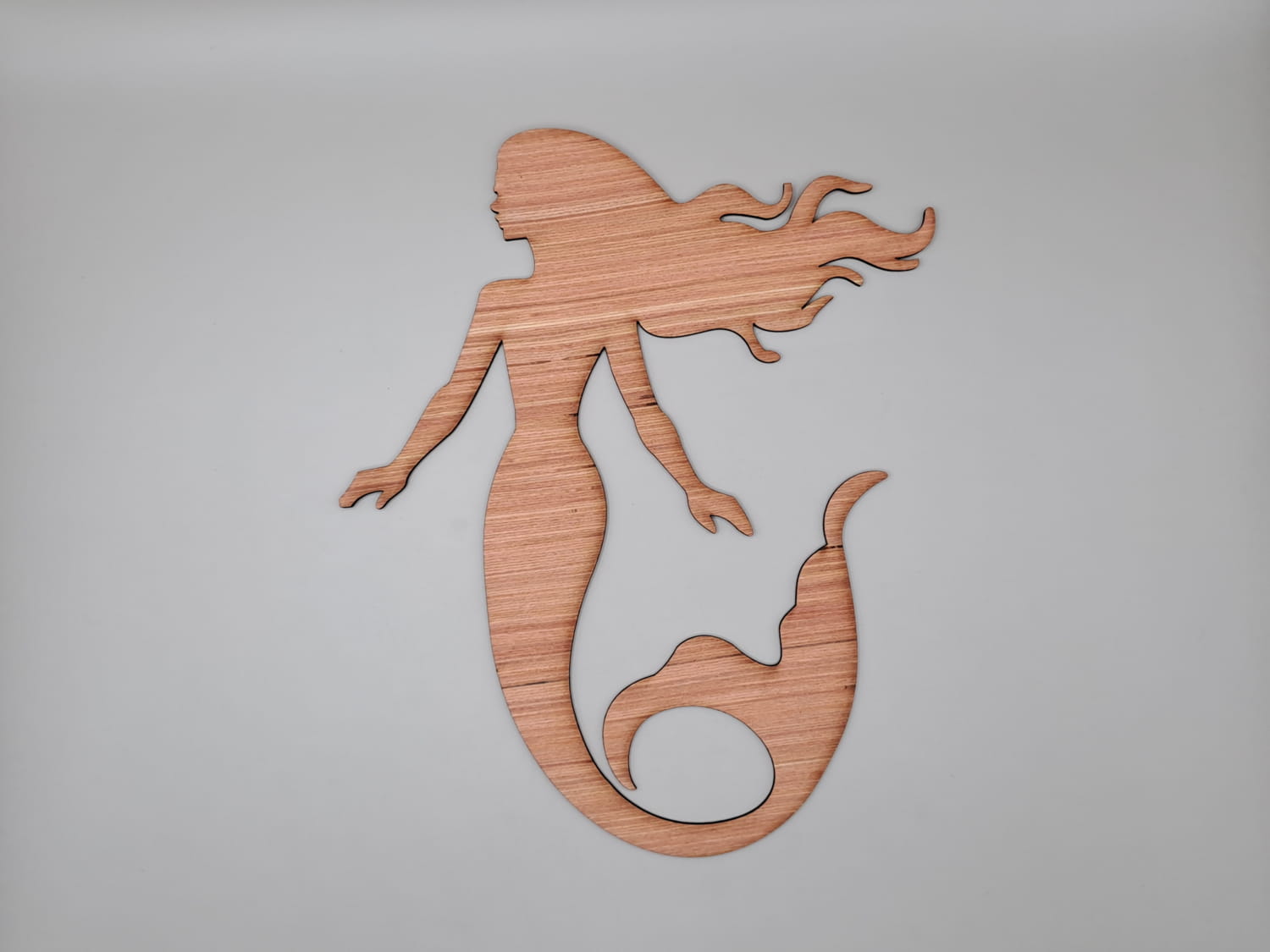 Laser Cut Mermaid Unfinished Wood Cutout Shape SVG DXF CDR AI PDF Free ...