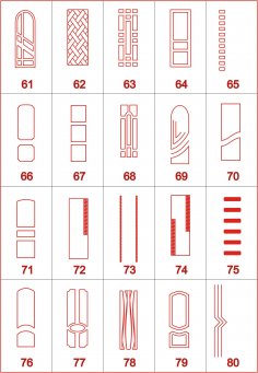 20 thiết kế cửa gỗ hiện đại hàng đầu cho bộ định tuyến CNC