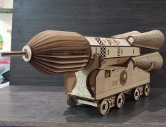 Lasergeschnittene Raketen-Minibar-Geschenkbox