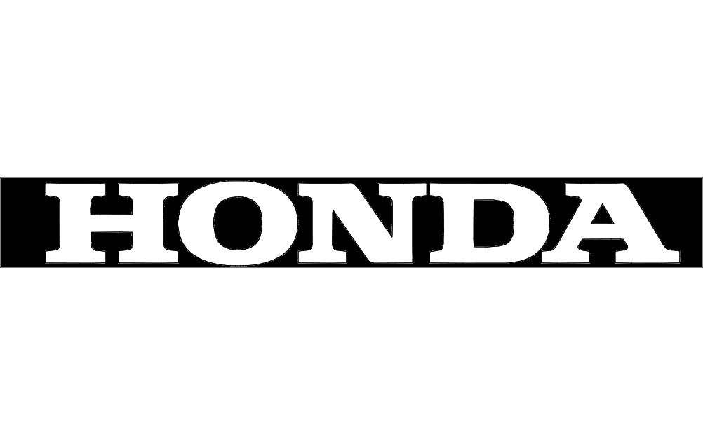 Файл логотипа Honda в формате dxf
