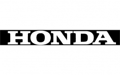Arquivo dxf do logotipo da Honda