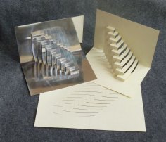 Laser Cut Stepped Arches Greeting Card