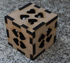 Treasure Heart Cube – Muttertag Laser Cut MDF