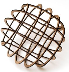 Laser Cut Flatpack Sphere