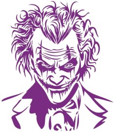 The Joker Stencil 8 3D Printer Model