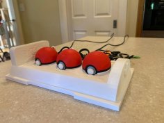 Pokeball Plus Charging Dock – Pokemon Center Recovery Machine 3D Printer Model