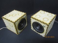 Laser Cut  Dice Speaker Box