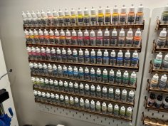 Laser Cut Vallejo Paint Rack for Ikea Skadis