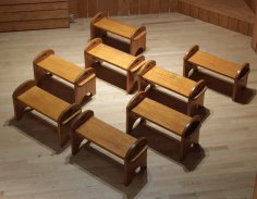 Laser Cut SHAKER INSPIRED BENCH