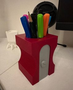 Sharpener Pen Holder 3D Printer Model