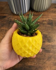 Pineapple Pot For Hydroculture Plants 3D Printer Model