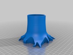 Tree Pot Improved Drainage Hole 3D Printer Model