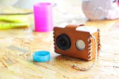 Laser Cut Xiaomi Gopro Leather Case