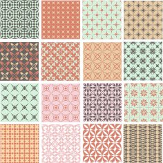 Conjunto de patrones geométricos