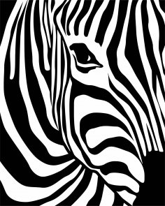 Vetor de impressão de zebra