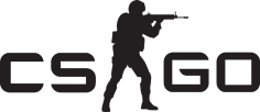 Vector de logotipo ofensivo global de Counter-Strike