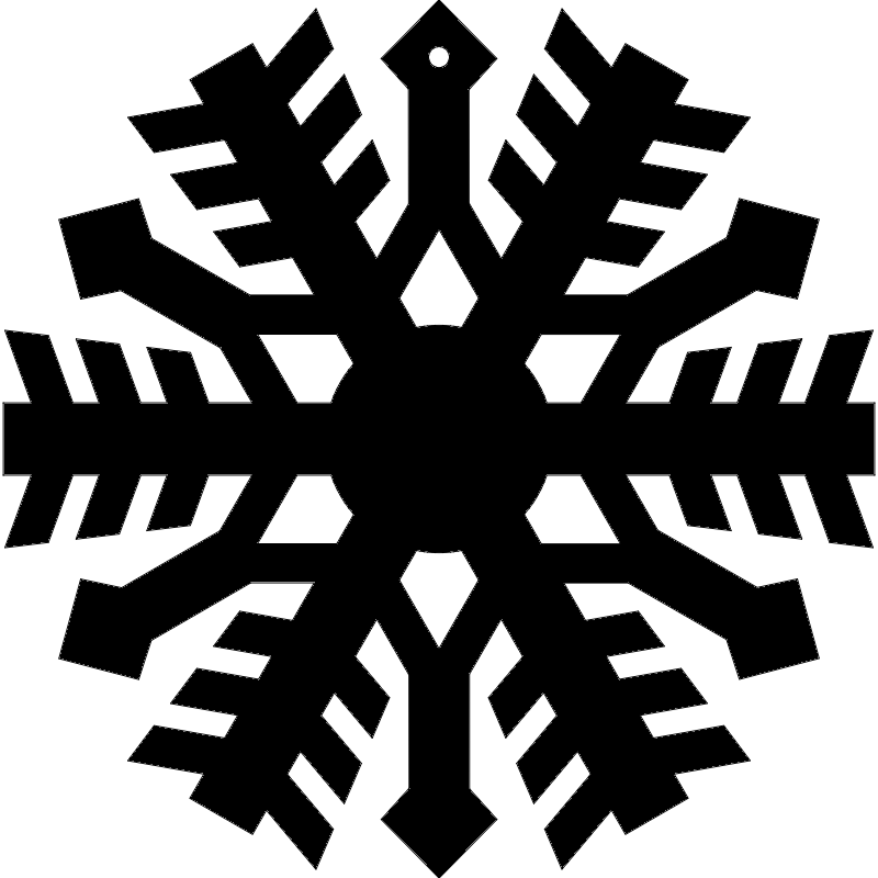 ملف ندفة الثلج DXF