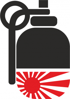 Adesivo de Logo Jdm Bomba