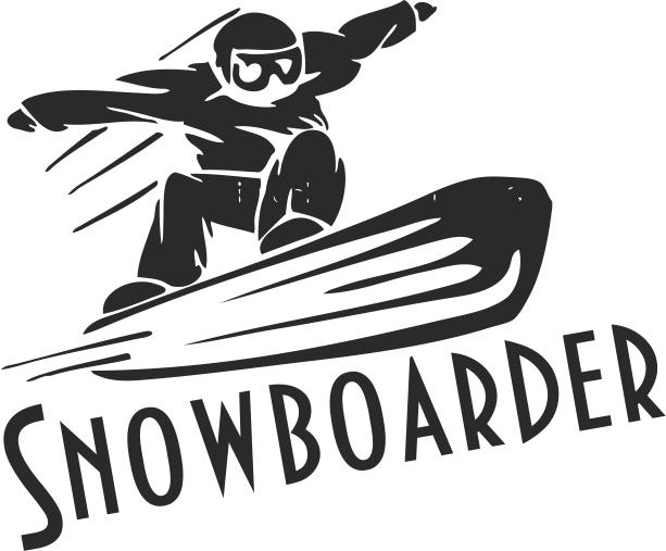 Спортивный сноубординг вектор